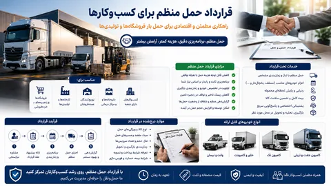 قرارداد حمل بار برای کسب‌وکارها