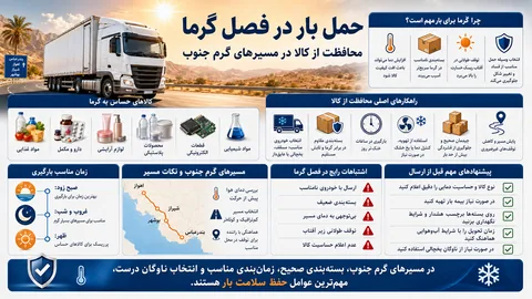 حمل بار در فصل گرما